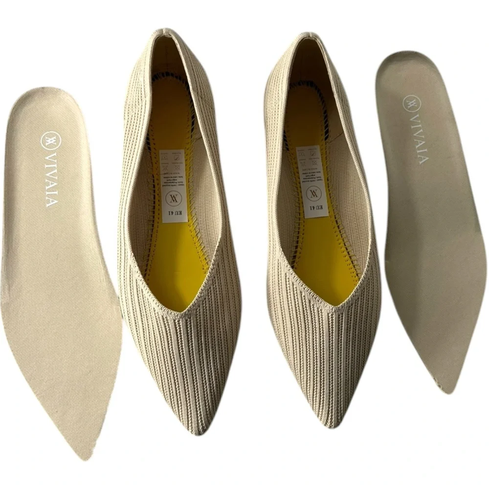 Vivaia Pointed-Toe Stripe Flats Macy Size 41 EU - Picture 6 of 8